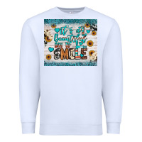 White it’s a beautiful day to smile Premium Sweatshirt - JahusDesignShop
