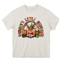 Cream mommys little reindeer christmas Heavy Core Tee - CowGirlArtShop