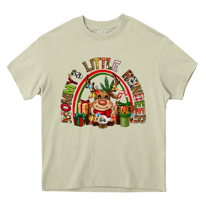 Mommys Little Reindeer Christmas Heavy Core Tee by CowGirlArtShop | Teevron