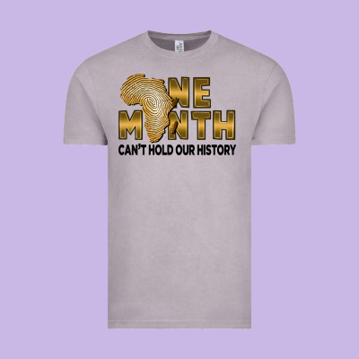 One Month Can't Hold Our History Vintage Tee Designed By Fadigitalartstudio