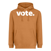 Meerkat vote   election voting political long sleeve t shirt Heavyweight Hoodie - linhVisuals