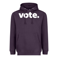 Plum vote   election voting political long sleeve t shirt Heavyweight Hoodie - linhVisuals