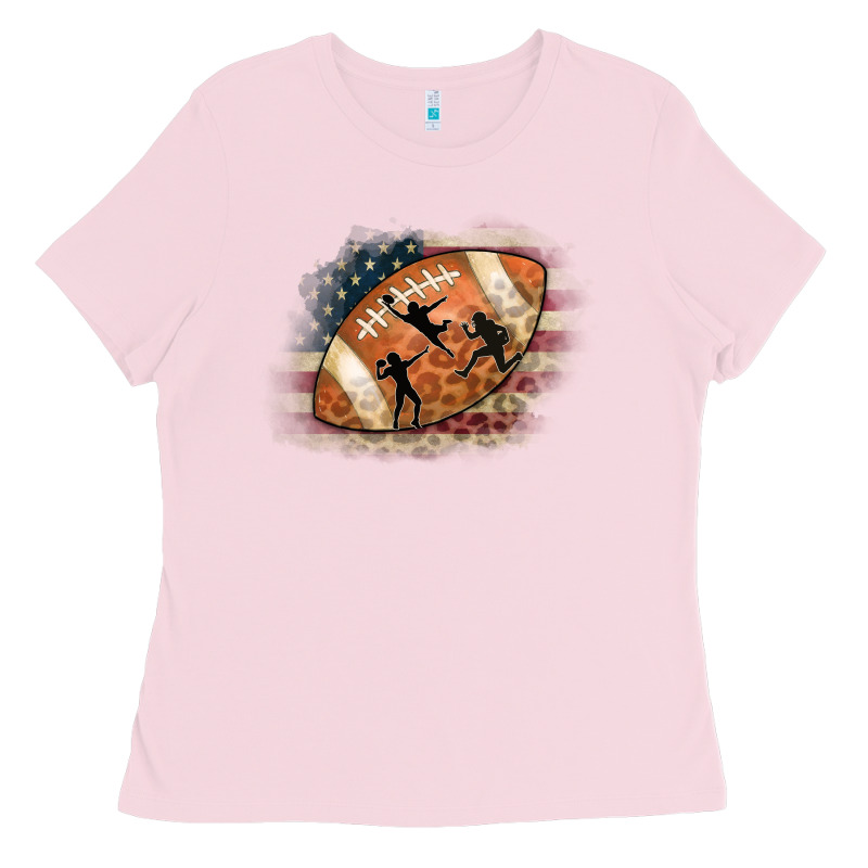 American Football Flag Players Ladies Tee by CowCowDesign | Teevron