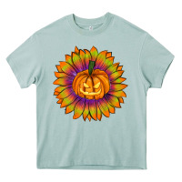 Arona Halloween Sunflower Heavy Core Tee - RanaPortraitStore