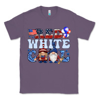 Lavender Red white cool with gnomies 4th of july Classic Tee - HowdyJamesFarm