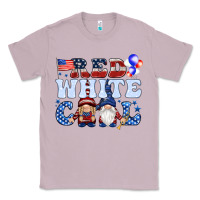 Lilac Red white cool with gnomies 4th of july Classic Tee - HowdyJamesFarm
