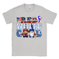 Moon Dust Red white cool with gnomies 4th of july Classic Tee - HowdyJamesFarm
