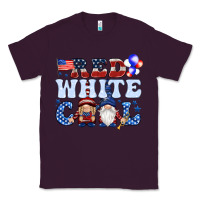 Plum Red white cool with gnomies 4th of july Classic Tee - HowdyJamesFarm