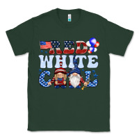 Sports Green Red white cool with gnomies 4th of july Classic Tee - HowdyJamesFarm