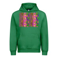 Emerald mardi gras brushstrokes Urban Hoodie - RanaPortraitStore