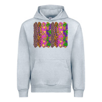 Heather Grey mardi gras brushstrokes Urban Hoodie - RanaPortraitStore