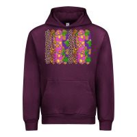 Mauve Wine mardi gras brushstrokes Urban Hoodie - RanaPortraitStore