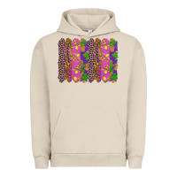 Pigment French Oak mardi gras brushstrokes Urban Hoodie - RanaPortraitStore