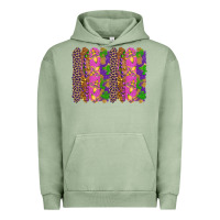 Pigment Oil Green mardi gras brushstrokes Urban Hoodie - RanaPortraitStore