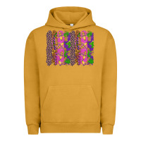 Pigment Peanut Butter mardi gras brushstrokes Urban Hoodie - RanaPortraitStore