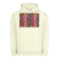 Pigment Pistachio mardi gras brushstrokes Urban Hoodie - RanaPortraitStore