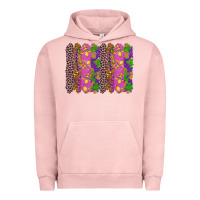 Pigment Salmon mardi gras brushstrokes Urban Hoodie - RanaPortraitStore
