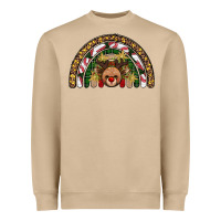 Mushroom reindeer rainbow christmas Heavyweight Sweatshirt - AdoDesignShop