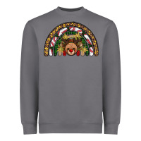 Storm reindeer rainbow christmas Heavyweight Sweatshirt - AdoDesignShop
