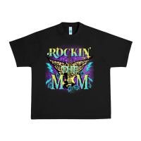 Black Rockin' the mom Mother's Day Urban Heavy Tee - FaDigitalArtStudio