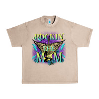 French Oak Rockin' the mom Mother's Day Urban Heavy Tee - FaDigitalArtStudio