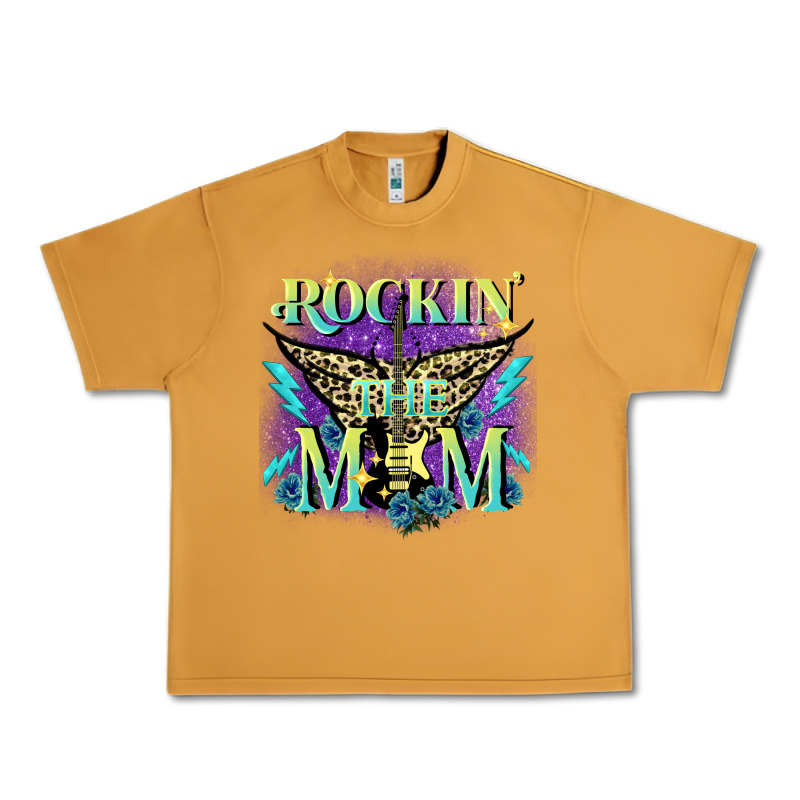Rockin' The Mom Mother's Day Urban Heavy Tee by FaDigitalArtStudio | Teevron