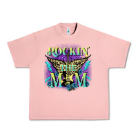 Salmon Rockin' the mom Mother's Day Urban Heavy Tee - FaDigitalArtStudio