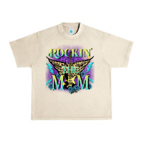 Sandshell Rockin' the mom Mother's Day Urban Heavy Tee - FaDigitalArtStudio