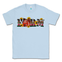 Dusty Blue western farm Classic Tee - Artiststas