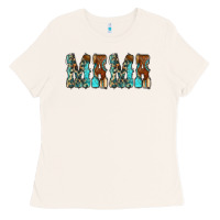 Bone Mama Turquoise Tooled Ladies Tee - CowCowDesign