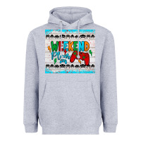 Heather Grey weekend plans Heavyweight Hoodie - JahusDesignShop