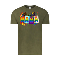 Vintage Olive proud mama Vintage Tee - FaDigitalArtStudio