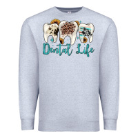 Heather Grey dental life Premium Sweatshirt - JahusDesignShop