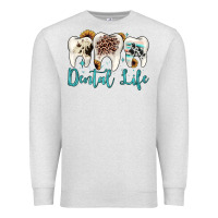 Oatmeal Heather dental life Premium Sweatshirt - JahusDesignShop