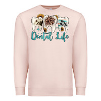 Pale Pink dental life Premium Sweatshirt - JahusDesignShop