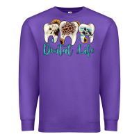 Purple dental life Premium Sweatshirt - JahusDesignShop