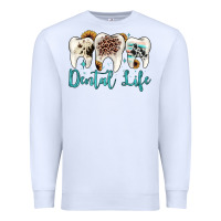 White dental life Premium Sweatshirt - JahusDesignShop