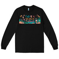 Black coffe teach repeat libbey glass Long Sleeve Tee - BundleAndBundleShop