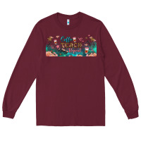 Burgundy coffe teach repeat libbey glass Long Sleeve Tee - BundleAndBundleShop