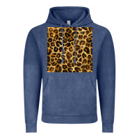 Vintage Denim leopard seamless pattern Vintage Hoodie - BundleAndBundleShop