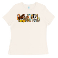 Bone Cowgirl Horse Min Ladies Tee - CowCowDesign