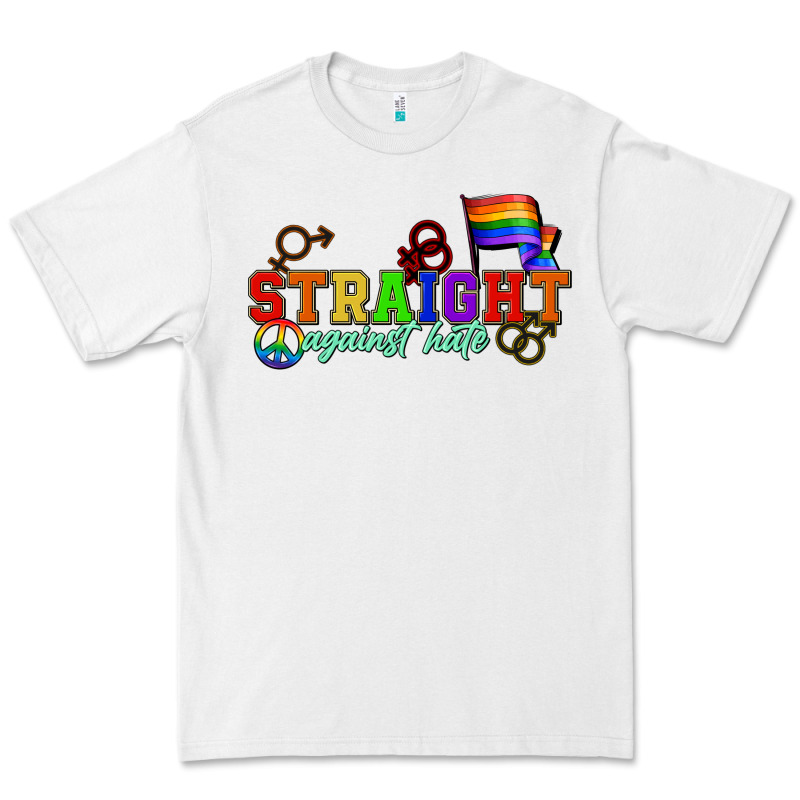 Straight Agains Hate Premium Tee by CowGirlArtShop | Teevron