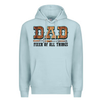 Blue Mist Dad Fixer Of All Things Premium Hoodie - LillyAllenDesigns