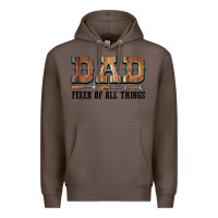 Coffee Dad Fixer Of All Things Premium Hoodie - LillyAllenDesigns