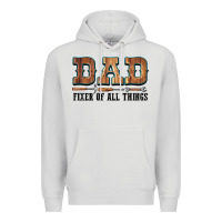 Dove Grey Dad Fixer Of All Things Premium Hoodie - LillyAllenDesigns