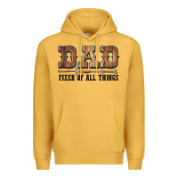 Mustard Dad Fixer Of All Things Premium Hoodie - LillyAllenDesigns