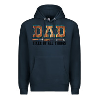 Navy Dad Fixer Of All Things Premium Hoodie - LillyAllenDesigns