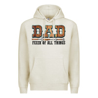 Oatmeal Heather Dad Fixer Of All Things Premium Hoodie - LillyAllenDesigns