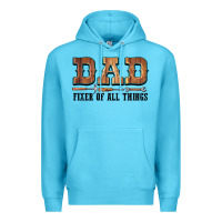 Ocean Blue Dad Fixer Of All Things Premium Hoodie - LillyAllenDesigns