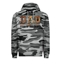 Slate Camo Dad Fixer Of All Things Premium Hoodie - LillyAllenDesigns